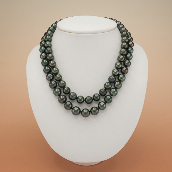 Dvouřadý náhrdelník z Tahitských perel Reao
