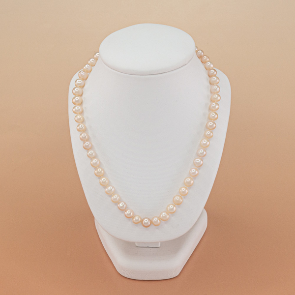 Dětský perlový náhrdelník růžový 