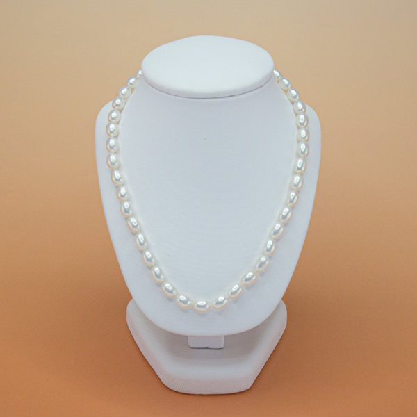 Dětský perlový náhrdelník bílý