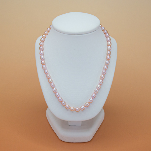 Dětský perlový náhrdelník lila 