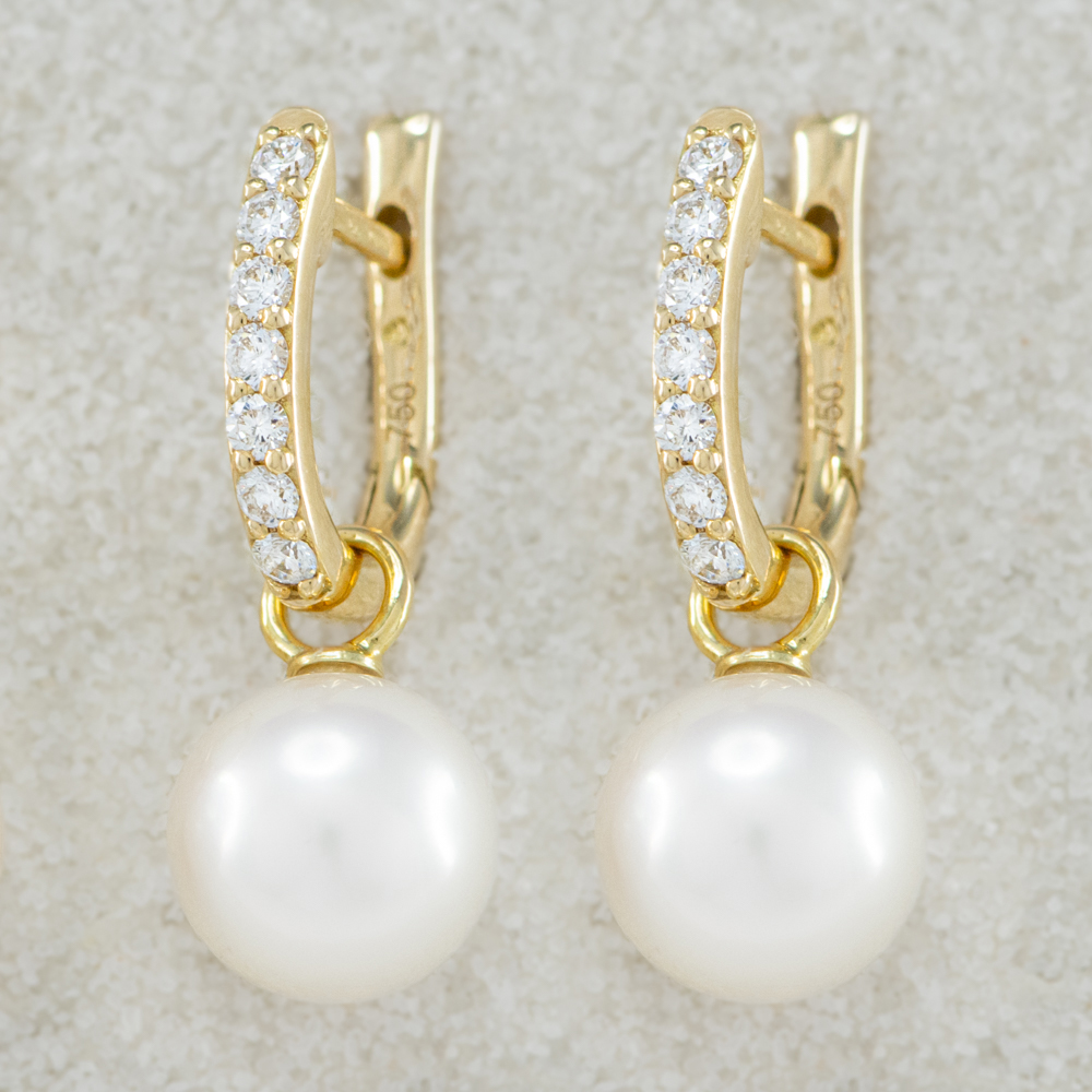 Perlové náušnice náušnice s perlou zlaté perlové náušnice south sea pearls